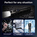 TrixHub Rechargeable Flashlights 2 Pack Super Bright High Lumens Flashlight