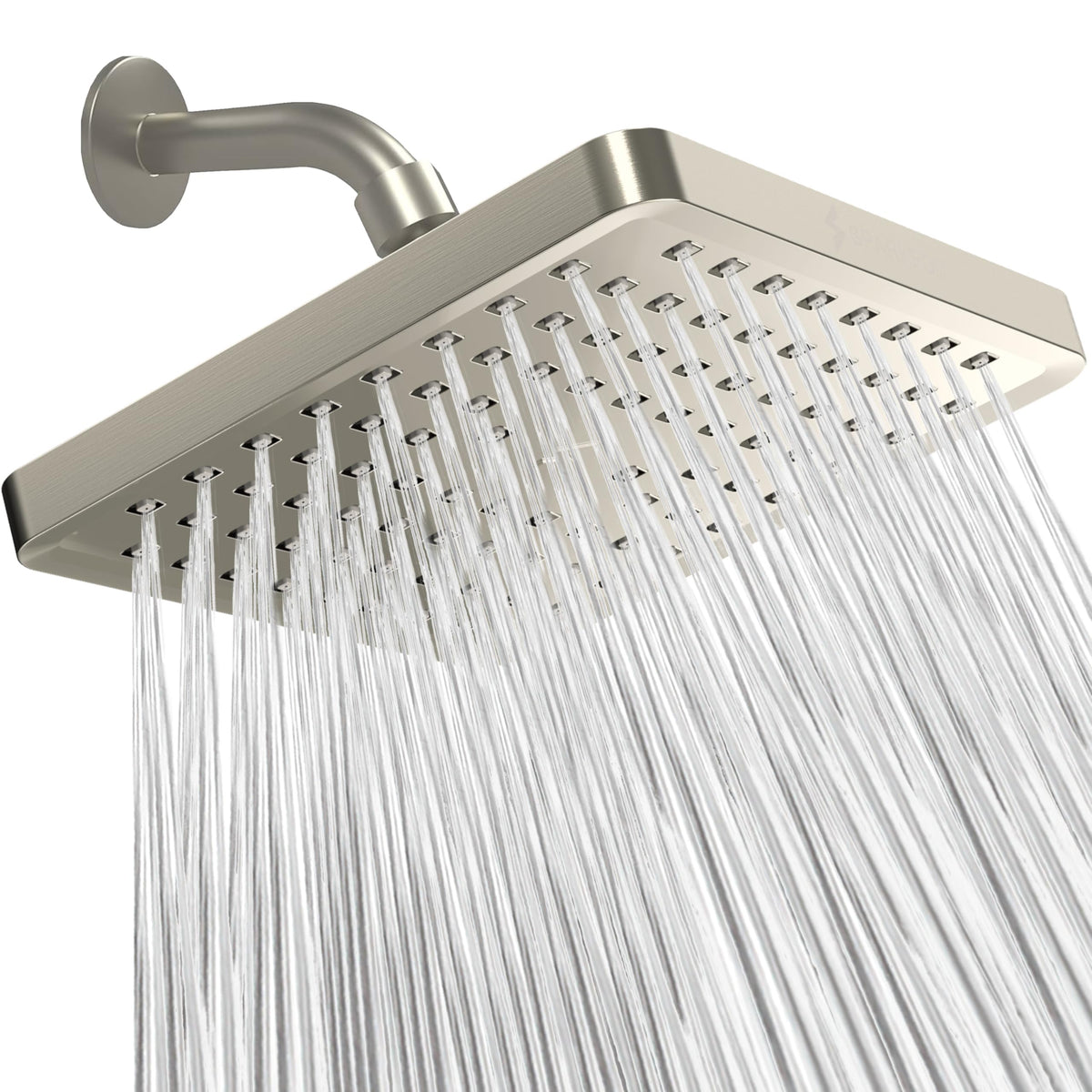 SparkPod Rain Shower Head, 6 Inch Round, Luxury Polished Chrome Finish