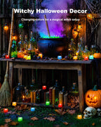 Homemory 24-Pack Flameless Tea Lights Candles Battery Operated, 200+ Hours