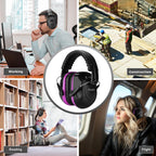ProCase Hearing Protection Ear Muffs SNR 33dB, Noise Cancelling Headphones