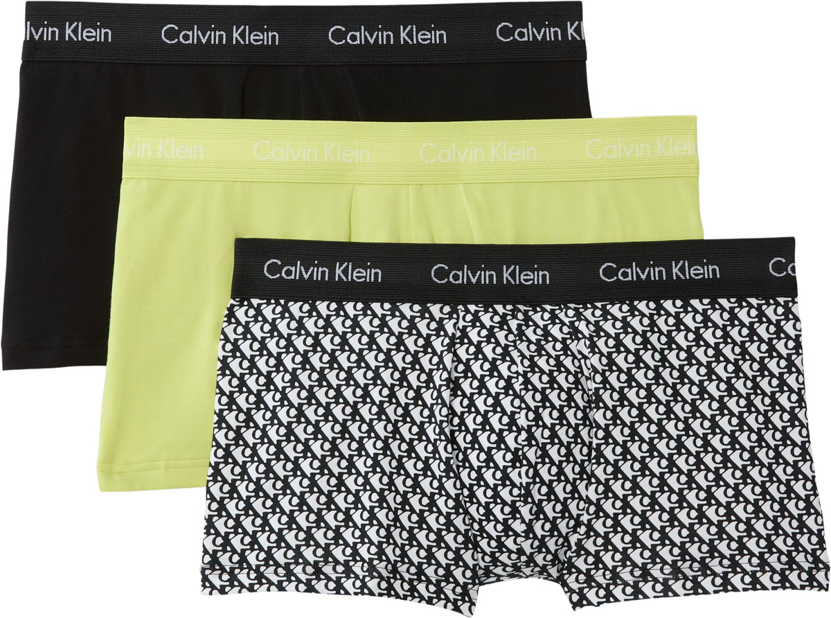 Calvin Klein Men’s 3 Pack Low Rise Trunks Underwear