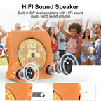 Portable CD Player with Bluetooth, Gueray Desktop CD Players for Home, Bulit-in Double HiFi Speakers, AUX&Headphone Jack, FM Radio Boombox with Remote Control, USB Port,LCD Display (Blue)