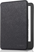 CoBak Case for 6" Kindle 11th Generation 2024 and 2022, Premium PU Leather Smart Cover with Auto Sleep/Wake for Kindle, Black