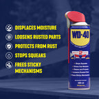 WD-40 Multi-Use Product Lubricant Spray, Smart Straw, Hinges & Locks, 450ml