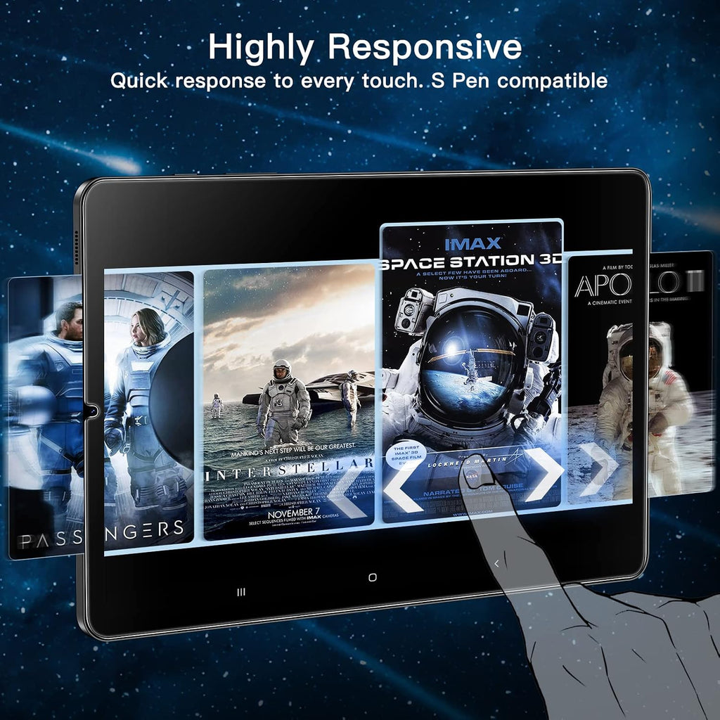 JETech Screen Protector for Samsung Galaxy Tab S6 Lite 10.4", 2-Pack