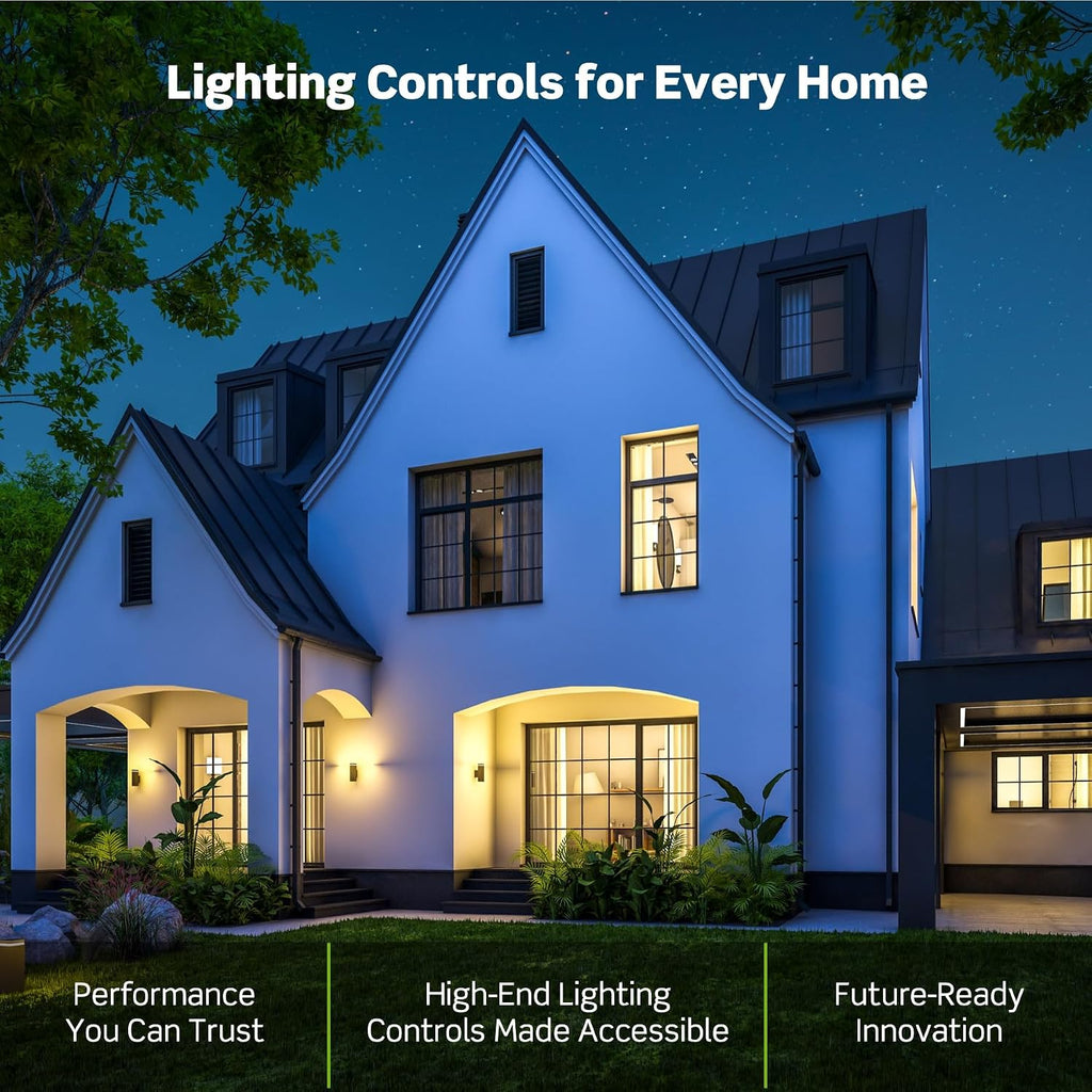 Leviton Decora Smart Switch, Wi-Fi, D315S-1RW, White