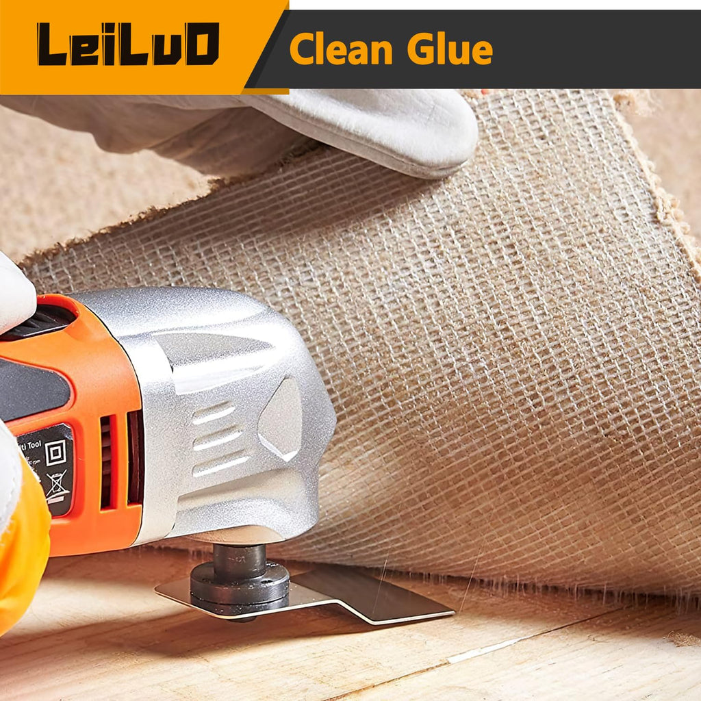 LEILUO 32Pcs Oscillating Tool Blades Wood Metal Multitool Blades Set