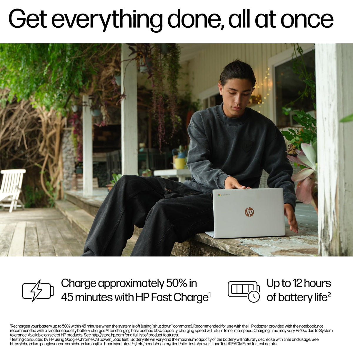 HP Chromebook 14" | Intel N100 Processor | 4GB RAM | 128GB UFS