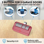 2 for LiftMaster Chamberlain Craftsman Garage Door Opener Remote