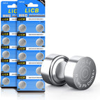 LiCB 20 PCS LR44 AG13 357 303 SR44 A76 Battery 1.5V Button Coin Cell Batteries for Small Electronics