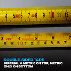 OX Pro Dual Auto Lock Tape Measure 5m, Magnetic Hook, Metric & Imperial
