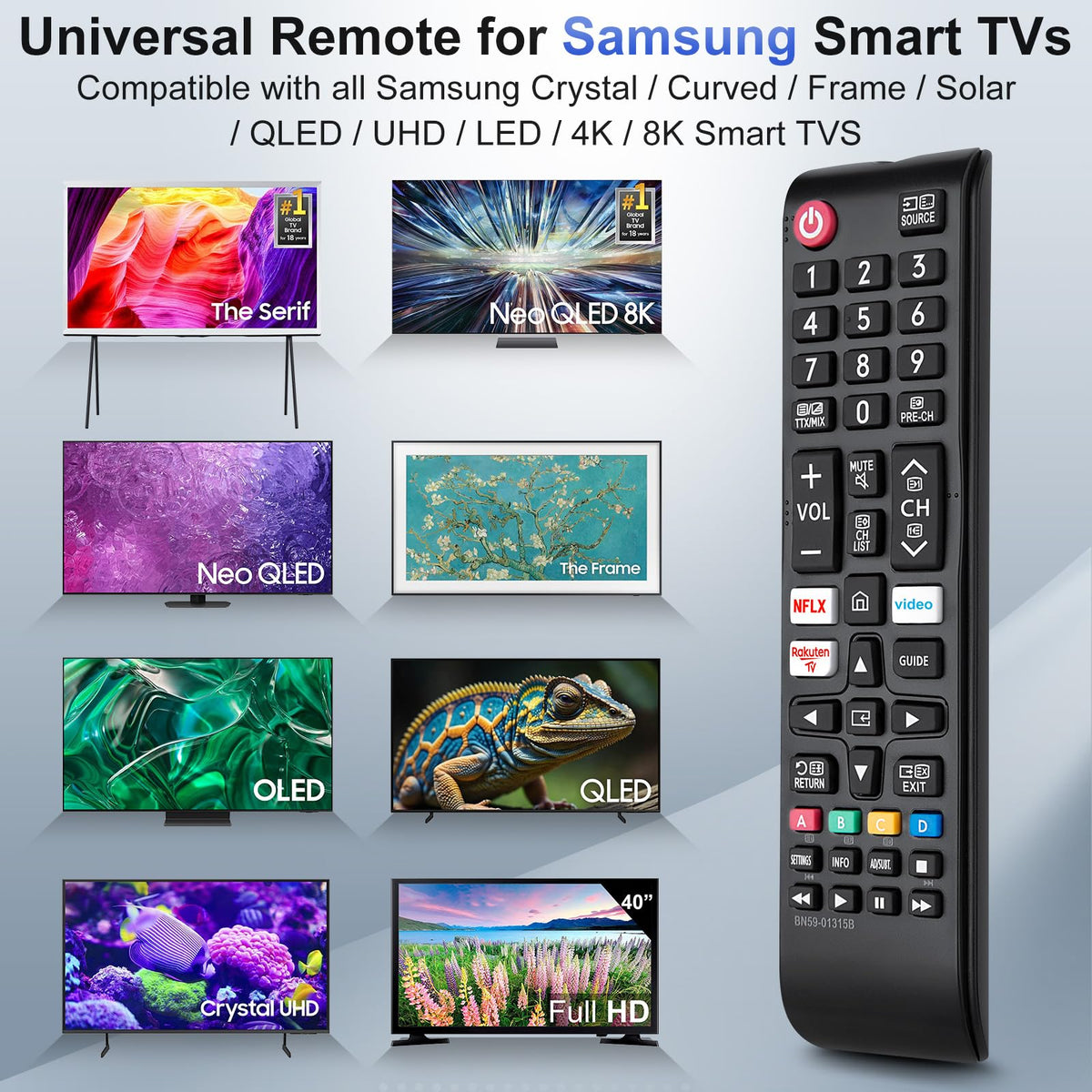 Universal Remote Control Replacement for All LG Smart TV