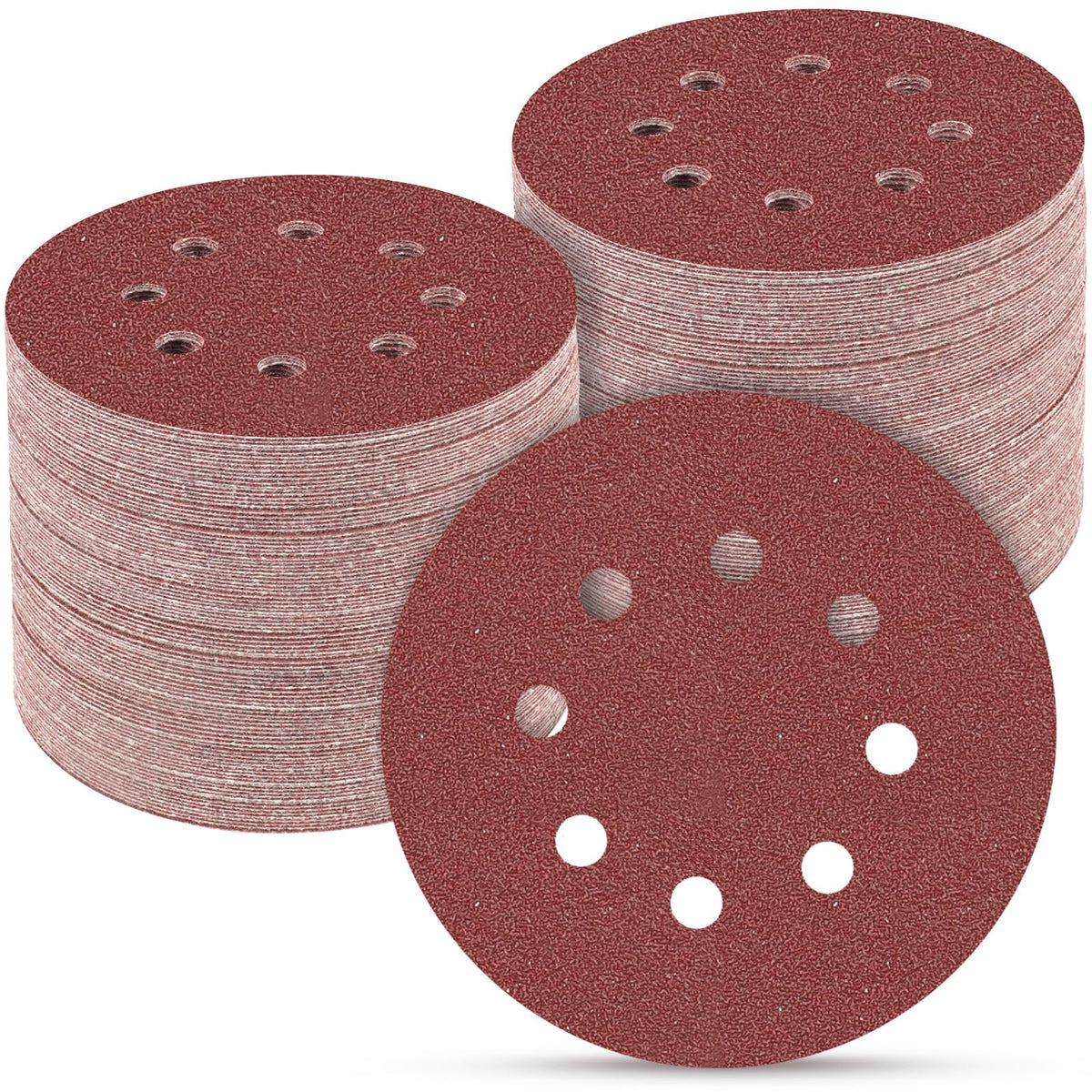 165 PCS 5 Inch Sanding Discs Random Orbital Sander Sandpaper