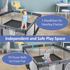 CHOLY Baby Playpen for Babies and Toddlers, Durable Play Pen