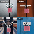 Diyife Large Heavy Duty Combination Padlocks Outdoor, 52mm Weatherproof