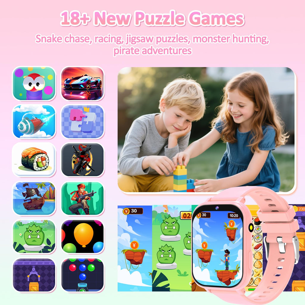 Kids Smart Watch for Boys Girls, Smart Watch for Kids Fitness Watch