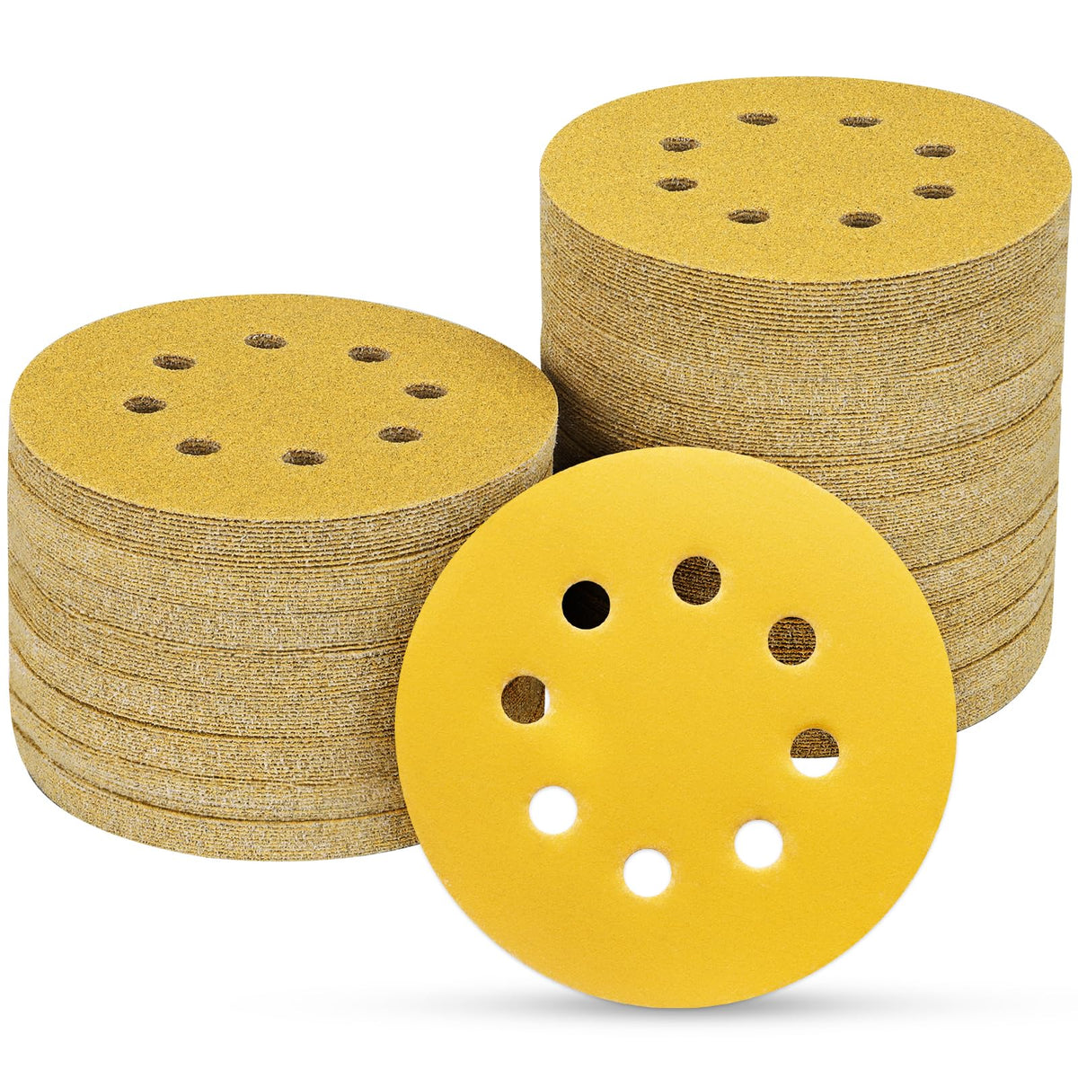 165 PCS 5 Inch Sanding Discs Random Orbital Sander Sandpaper