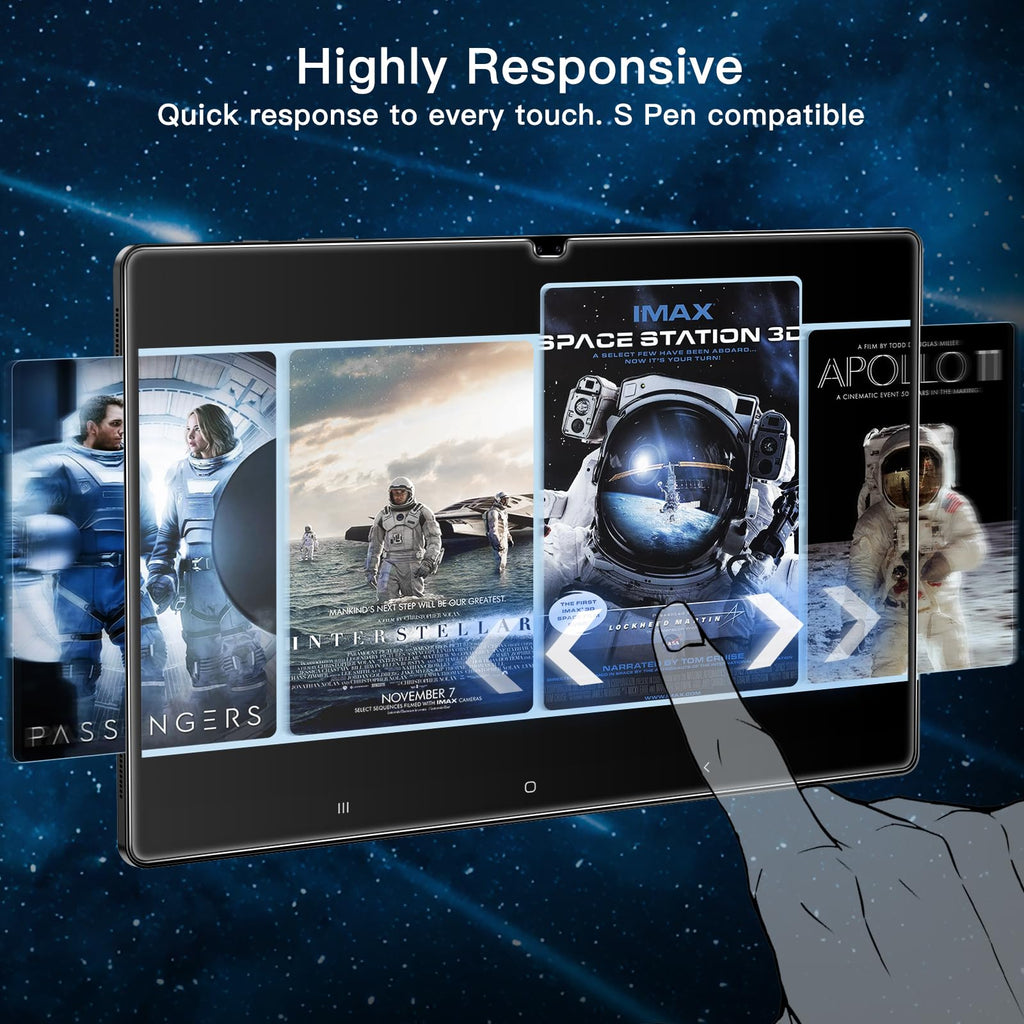 JETech Screen Protector for Samsung Galaxy Tab S6 Lite 10.4", 2-Pack