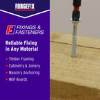 ForgeFix Multi-Purpose Single Thread Screws | 5.0 x 60mm | Zinc | Box 100