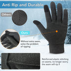 Unigear Running Gloves, Touch Screen Anti-slip Lightweight Gloves Liners for Cycling Biking Sporting Driving for Men Women