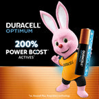 DURACELL Optimum AAA Alkaline Batteries (12 Pack) 1.5V, LR03