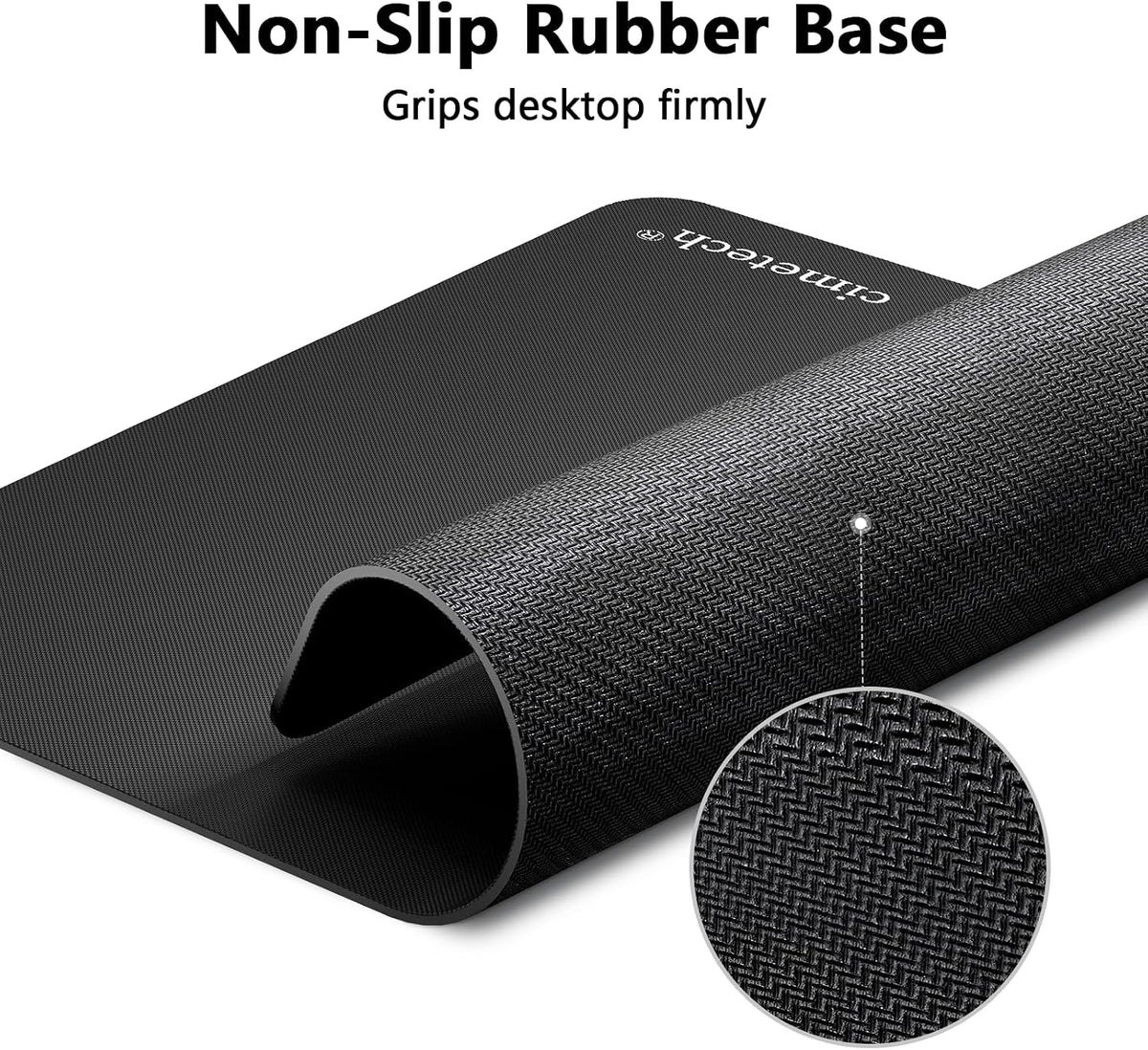 cimetech Mouse Mat, Gaming Mouse Pad, Ultra Thin Portable Mousepad, Black