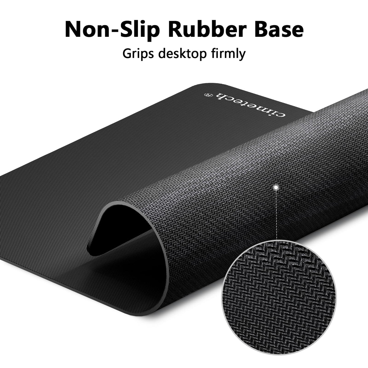 cimetech Mouse Mat, Gaming Mouse Pad, Ultra Thin Portable Mousepad, Black