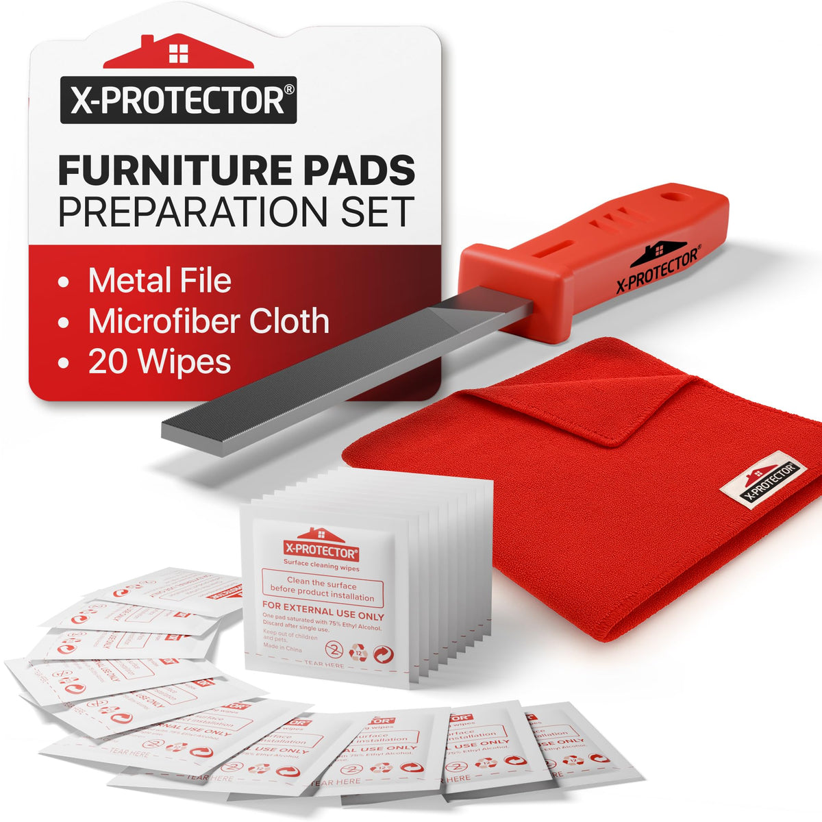 Felt Furniture Pads X-PROTECTOR 133 PCS Premium Furniture Pads - Felt Pads