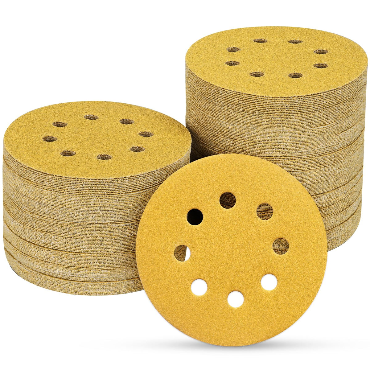 165 PCS 5 Inch Sanding Discs Random Orbital Sander Sandpaper