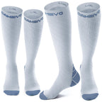 CAMBIVO Compression Socks for Women & Men 2 Pairs, Travel Flight Socks