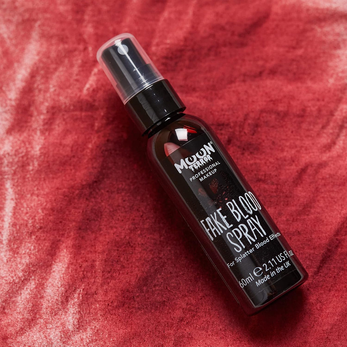 Fake Blood Spray 60ml Halloween Zombie Makeup SFX Pro Horror Make up Halloween Washable Fake Blood Face Paint for Clothes, Zombie, Vampire & Dress Up Coagulated Fake Blood