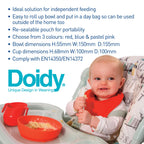 Doidy Cup, Open Cup for Training Baby 6 Months-3 Years, 200ml, Slanted Weaning Cup with Handles for Learning to Drink, BPA Free (Orange)