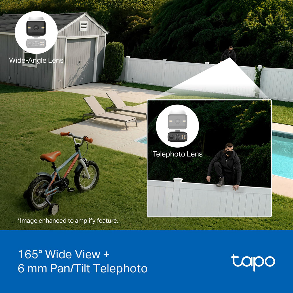 Tapo C615F KIT 2K 3MP Solar Floodlight Outdoor Security Camera Wireless