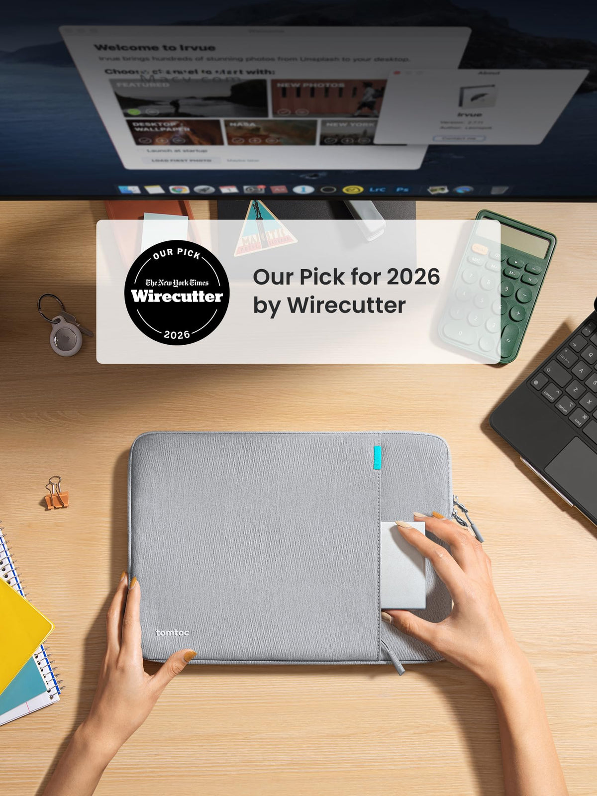 tomtoc 360 Protective Laptop Sleeve for 14-inch OLED MacBook Pro M5 Pro/Max