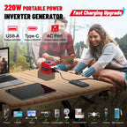 Azocek 220W Power Inverter Compatible with Dewalt 20V Battery