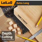 LEILUO 32Pcs Oscillating Tool Blades Wood Metal Multitool Blades Set
