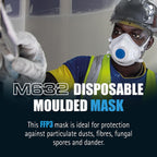 JSP M632 FFP3 Valved Dust Face Mask for Construction, DIY & Trade 10 Pack