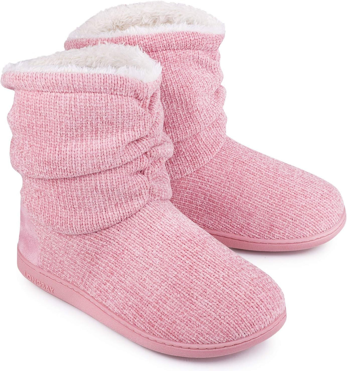 LongBay Women Slipper Boots Warm Memory Foam Indoor Outdoor House Shoe Gift