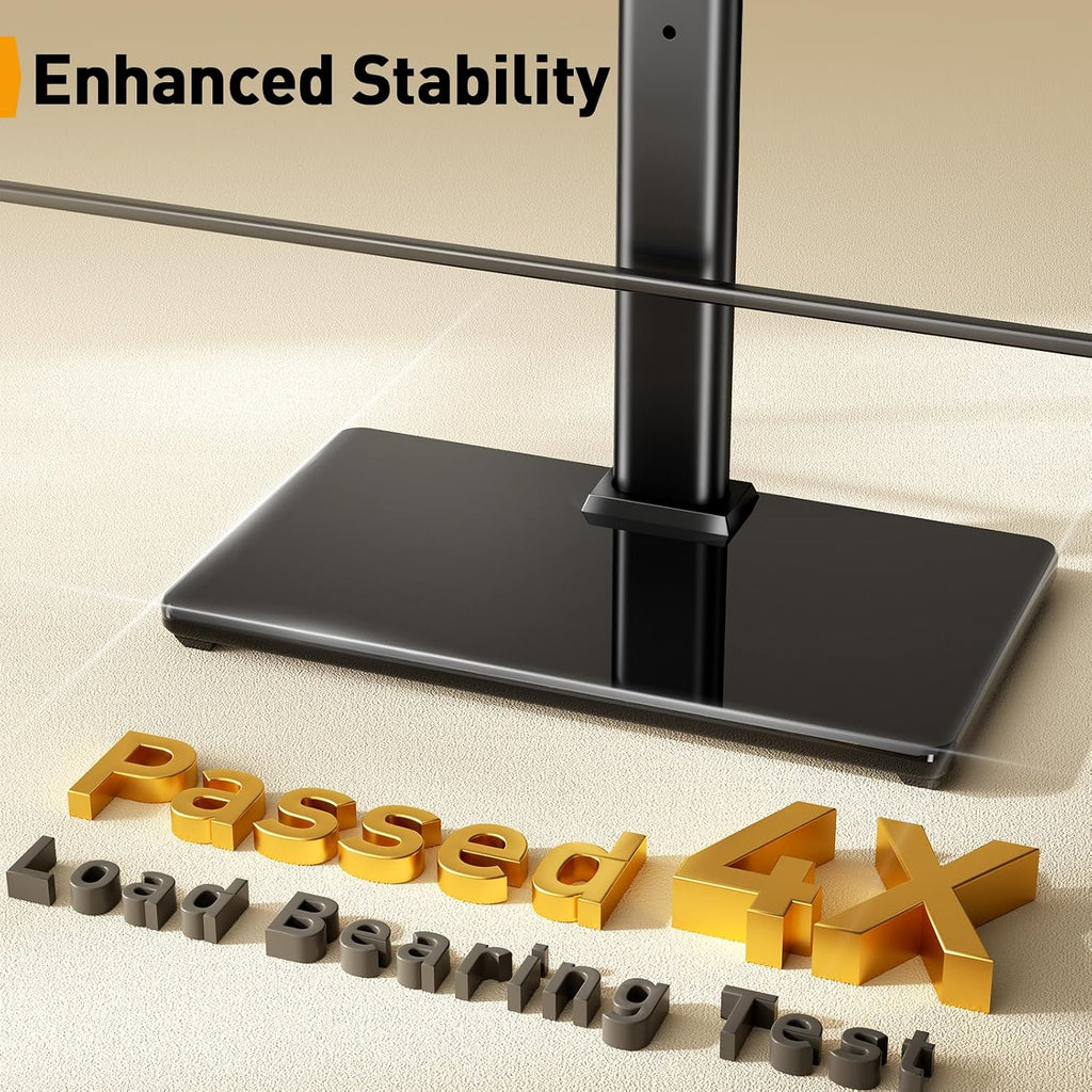 PERLEGEAR Universal Swivel TV Stand for 24-60 inch TVs up to 45kg