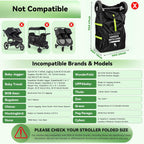 Pram Bag for Airplane, Baby Travel Essentials, Stroller Bag 119H*61W*38D cm