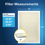 Filtrete 20x25x1 Air Filter, MERV 5, MPR 300, 6 HVAC Filters