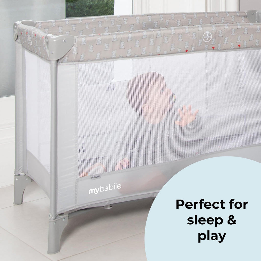 My Babiie MBTC1 Travel Cot from Birth to 15kg - Blush Pink