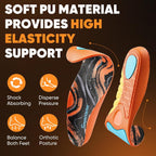 Footmaster Plantar Fasciitis Pain Relief Insoles,All-Day Comfort Orthotic Shoe Inserts with Arch Support,Shock Absorbing for Heel Pain and Flat Feet