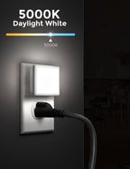 L LOHAS LED Night Lights Plug into Wall 2-Pack, 0.3W Plug in Night Light