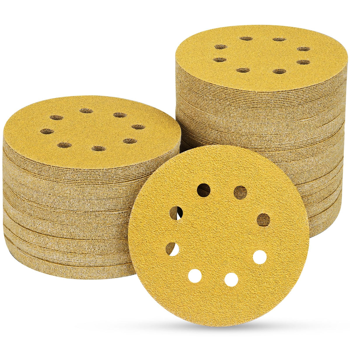 165 PCS 5 Inch Sanding Discs Random Orbital Sander Sandpaper