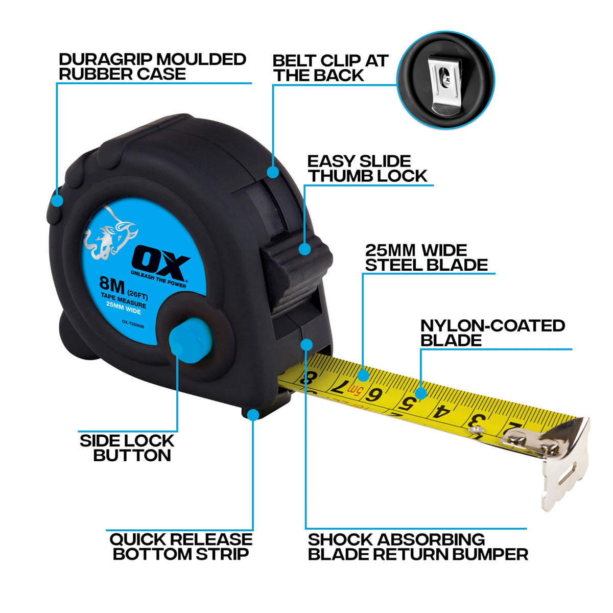 OX Trade 5m Tape Measure