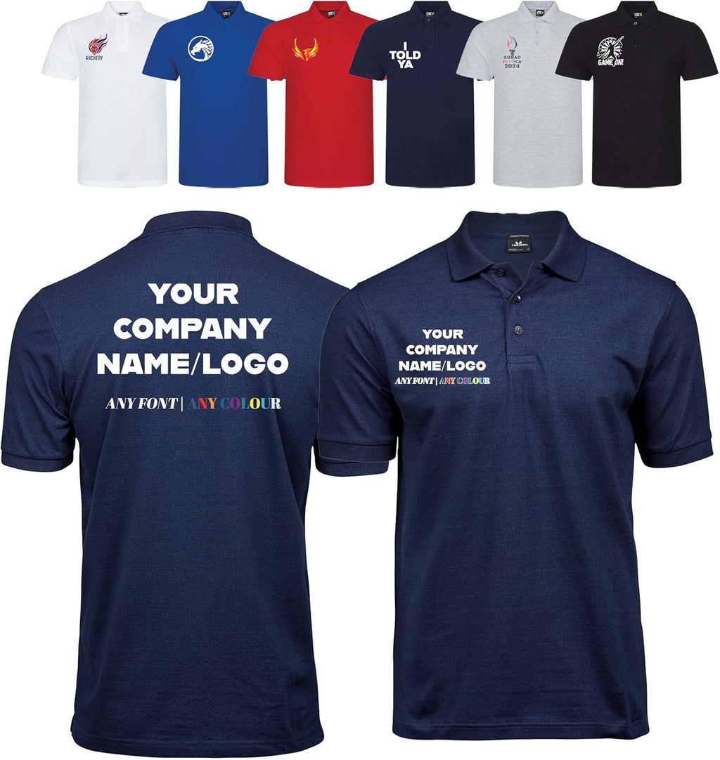 Varsany Personalised T Shirts Mens Womens Kids UK - Customised T Shirt with Any Text and Photo, Long-Lasting Printing - Design Your Own Custom T Shirt