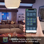 Leviton Decora Smart Switch, Wi-Fi, D315S-1RW, White