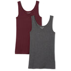 Amazon Essentials Women's Slim-Fit Vest, Pack of 2