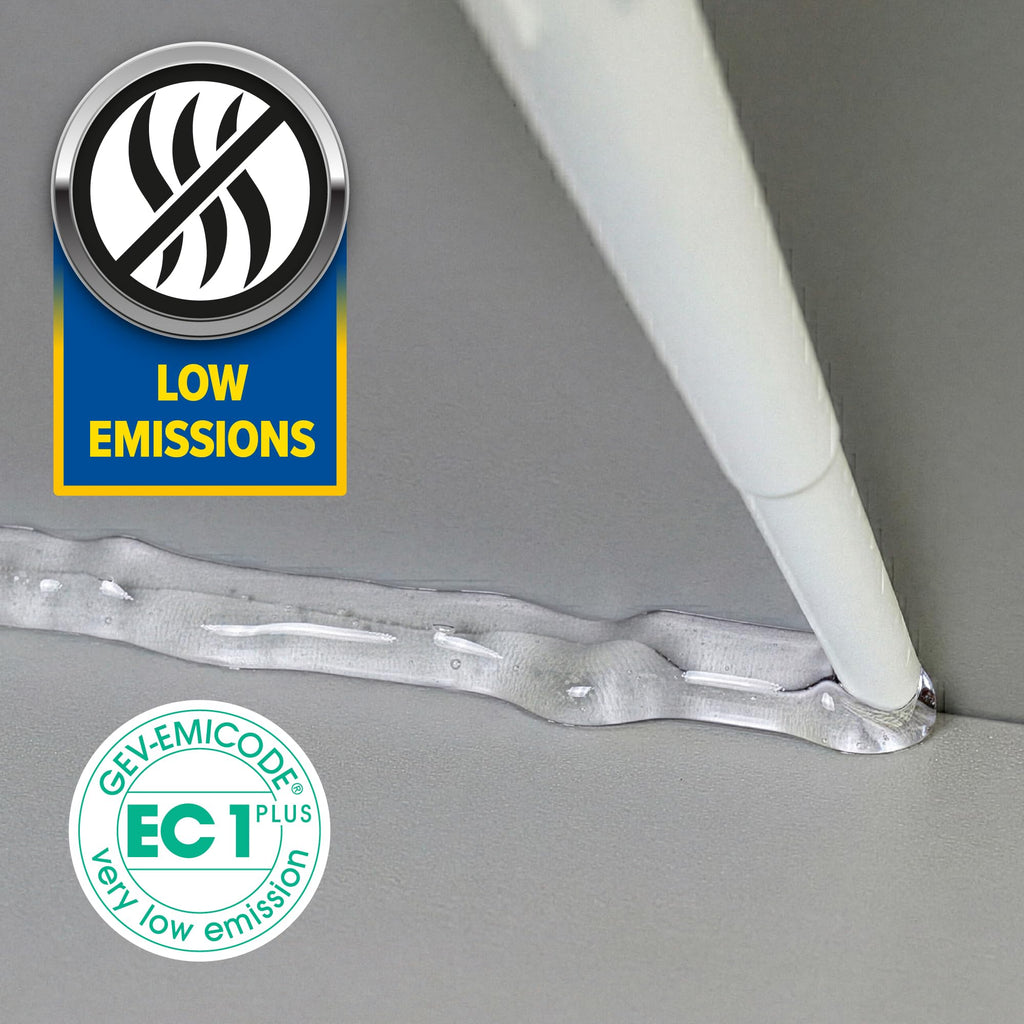 Dryzone Silicone Sealant White Anti Mould (310ml) - Premium Sanitary-Grade